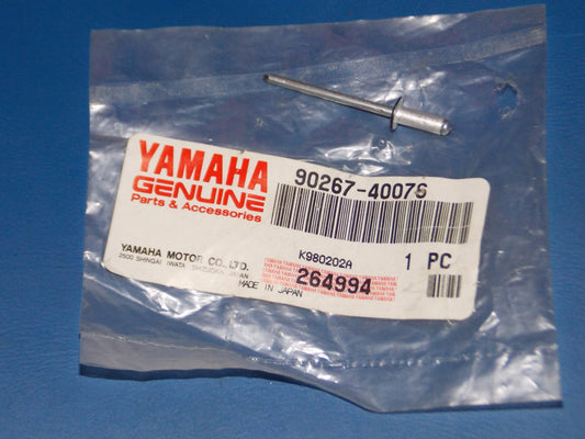 NOS 1973-2006 YAMAHA SR433/643/292 EC540/340 PZ480 CF300 BLIND RIVET 90267-40076 - MotoRaider