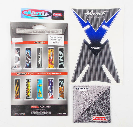 HARRIS FUEL GAS TANK PAD PROTECTOR HONDA HORNET BLUE 11947-HORA - MotoRaider