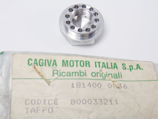 NOS OEM CAGIVA ELEFANT 350-650 HUSQVARNA TE-TC-51010 CHAMBER PLUG 800033211 - MotoRaider