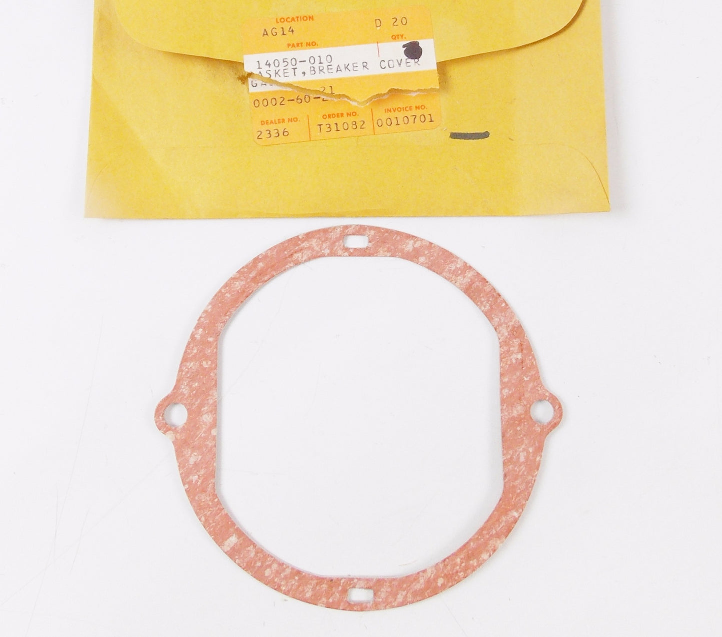 OEM KAWASAKI 1974-80 KZ750 KZ440 GASKET POINT BREAKER COVER 1405-010 14050-007 - MotoRaider
