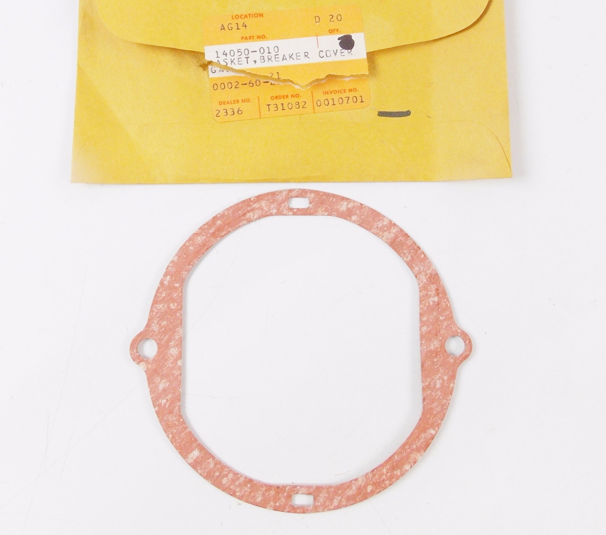 OEM KAWASAKI 1974-80 KZ750 KZ440 GASKET POINT BREAKER COVER 1405-010 14050-007 - MotoRaider