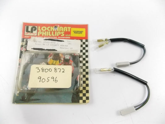 NOS LOCKHART PHILLIPS USA TURN SIGNAL BLINKER CONNECTOR ADAPTERS LP122-9650 - MotoRaider