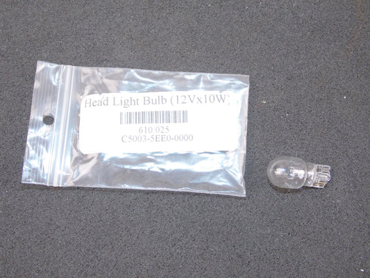 NOS OEM E-TON VIPER 70 HEAD LIGHT BULB 12Vx10w 610025 | C5003-5EE0-0000 - MotoRaider
