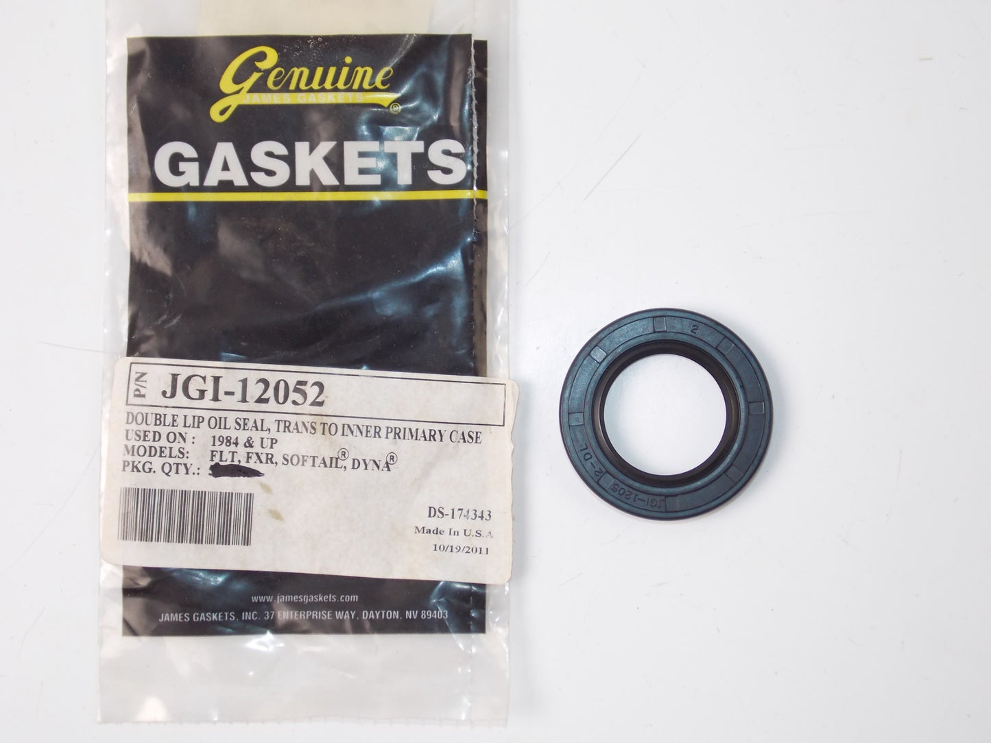 JAMES GASKETS 1984-2004 HARLEY FLT/FXR OIL SEAL INNER CHAIN COVER JGI-12052 - MotoRaider