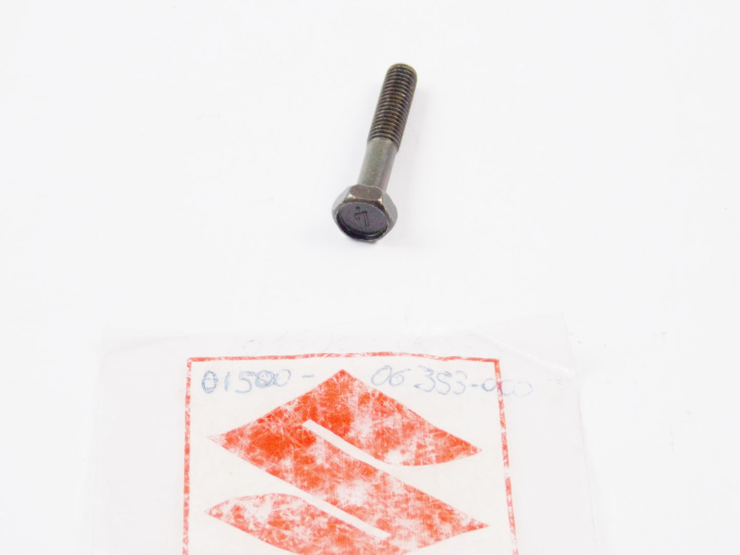 NOS OEM SUZUKI 1987 GSX-R750 FUEL GAS TANK SCREW 01500-06353-000 - MotoRaider