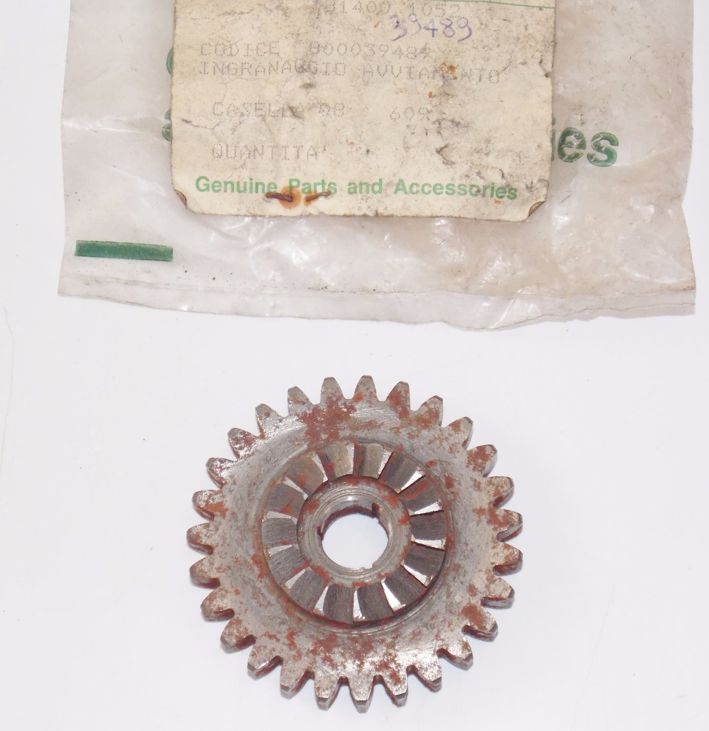 NOS OEM CAGIVA HUSAVARNA DUCATI MORINI STARTER GEAR 800039489 - MotoRaider