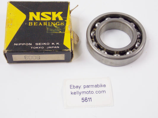 NKS 30x55x13 SEALED DEEP GROOVE BALL BEARING 6006 MOTORCYCLE SNOWMOBILE ATV - MotoRaider