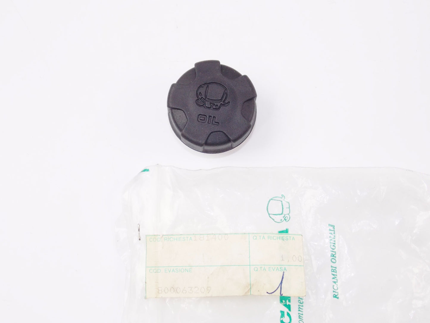 NOS OEM CAGIVA 1989-1990 COCIS 50-2 1990 N 90 OIL TANK PLUG CAP 800063209 - MotoRaider