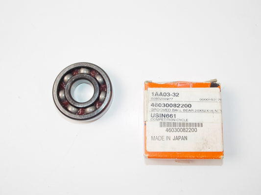 NOS OEM KTM 2002-2017 65 SX GROOVED BALL BEARING 20X52X15 NTN 46030082200 - MotoRaider