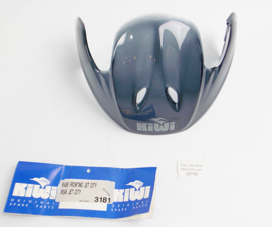 NOS KIWI K485 FRONTINO JET CITY HELMET VISOR  SMOKE PEAK BILL SCOOTER MOTORCYCLE - MotoRaider