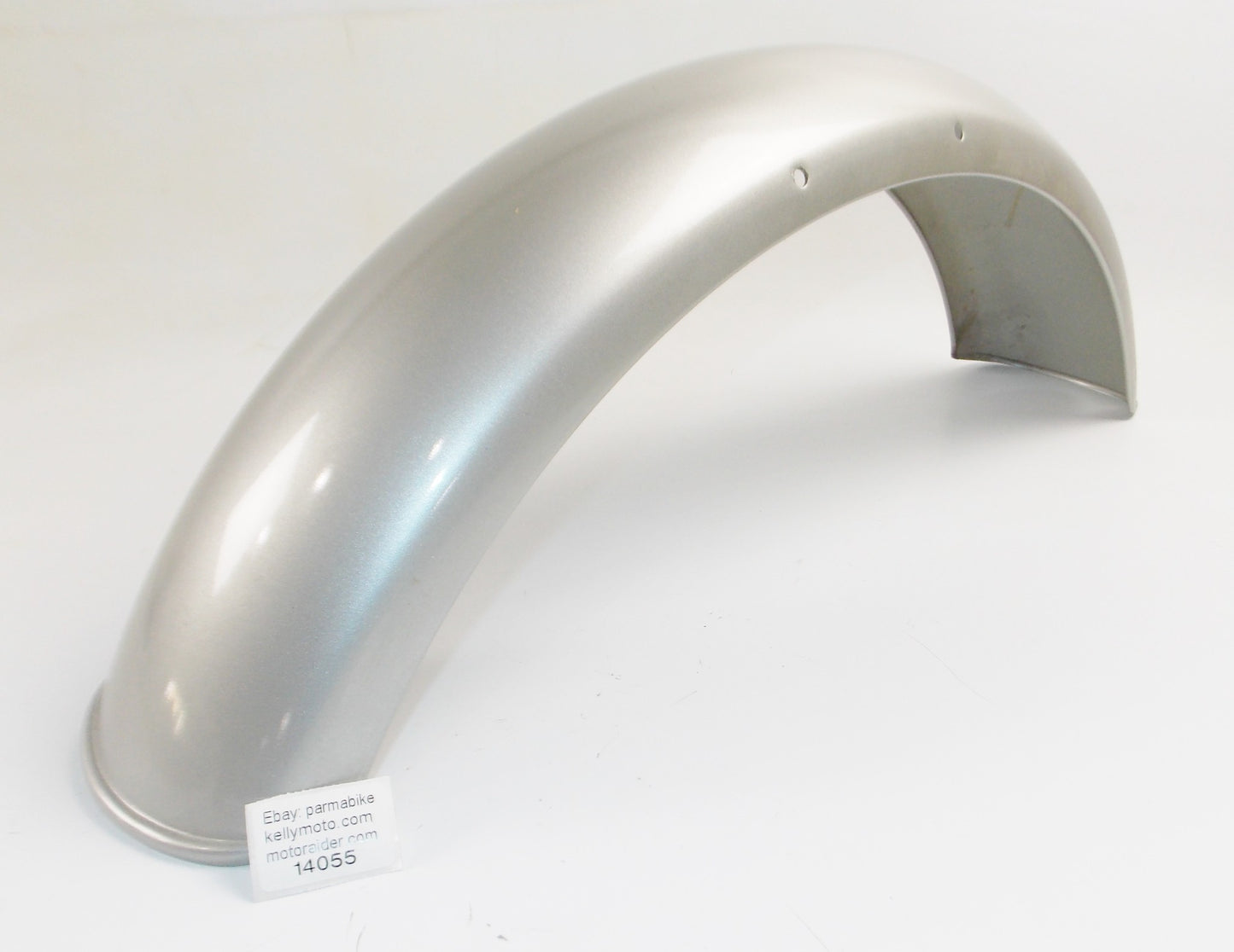 NOS OEM LAVERDA ZUNDAPP FRONT FENDER MUD GUARD SILVER GREY 61401079 - MotoRaider