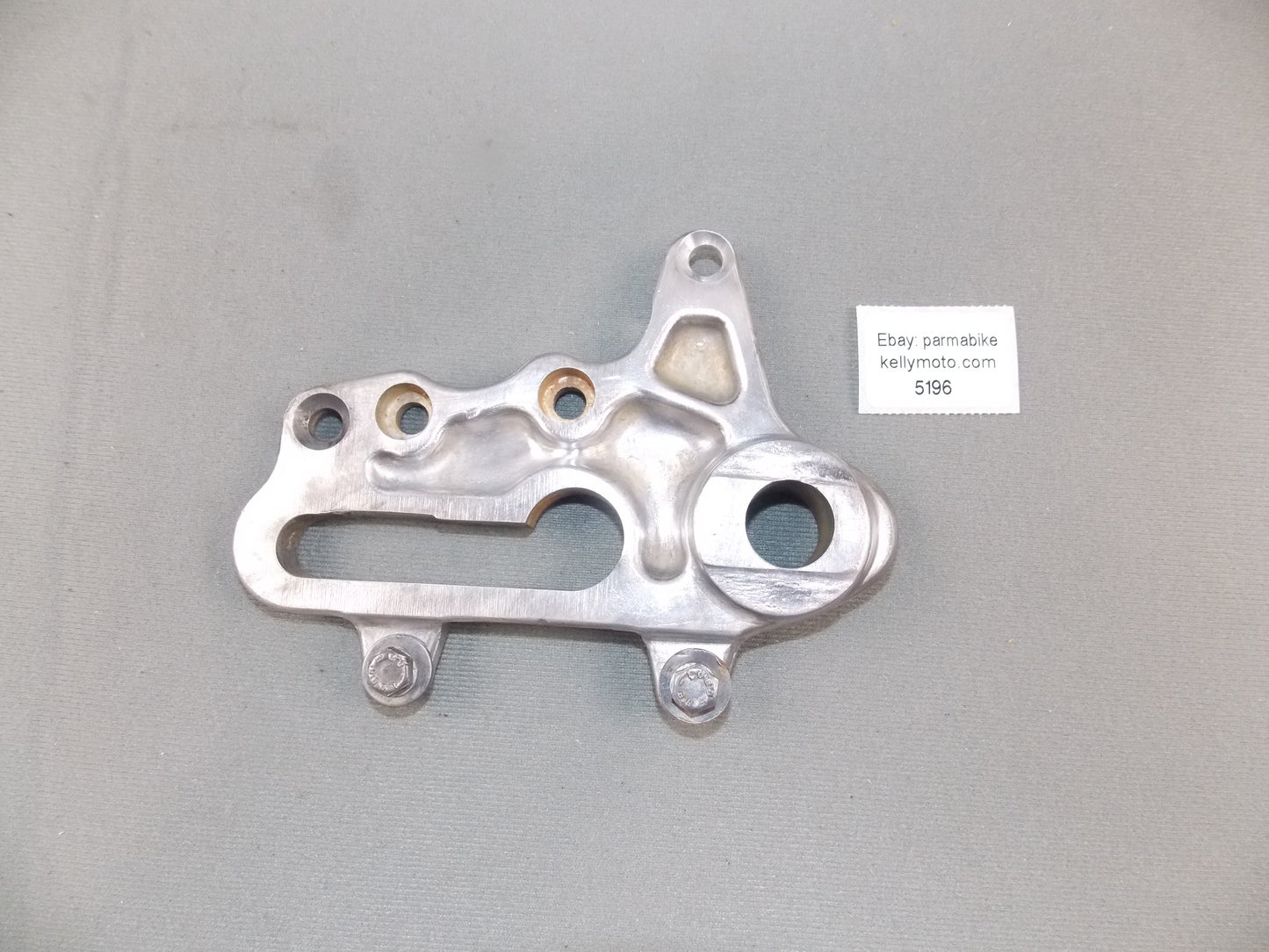1992 KTM MXC 250 REAR WHEEL SPACER BRACKET BRAKE CALIPER HOLDER SUPPORT - MotoRaider
