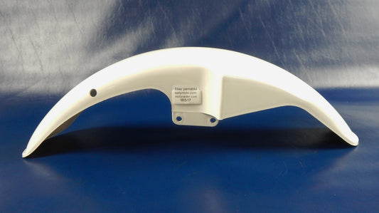 OEM LAVERDA 1990 LB-1 SPORT FRONT FENDER WHITE PLASTIC L=26" W=5" VINTAGE ITALY - MotoRaider