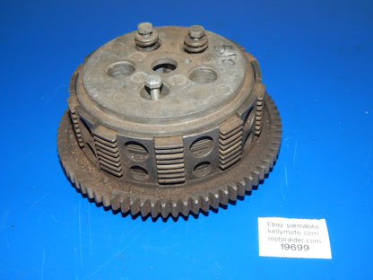1987-88 HUSQVARNA 510 MOTOR ENGINE CLUTCH DISC PLATE  BASKET SPRING 16T GEAR 379 - MotoRaider