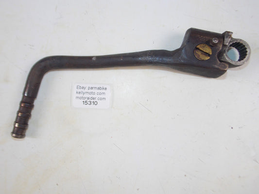 VINTAGE MOTORCYCLE KICK STARTER LEVER PEDAL L=200mm SPLINE D=18mm BETA 1970's - MotoRaider