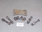 1973 PUCH GS 175 FRONT FENDER MUDDER MOUNTING BRACKET PLATE+BOLTS+SPACERS MC GS - MotoRaider