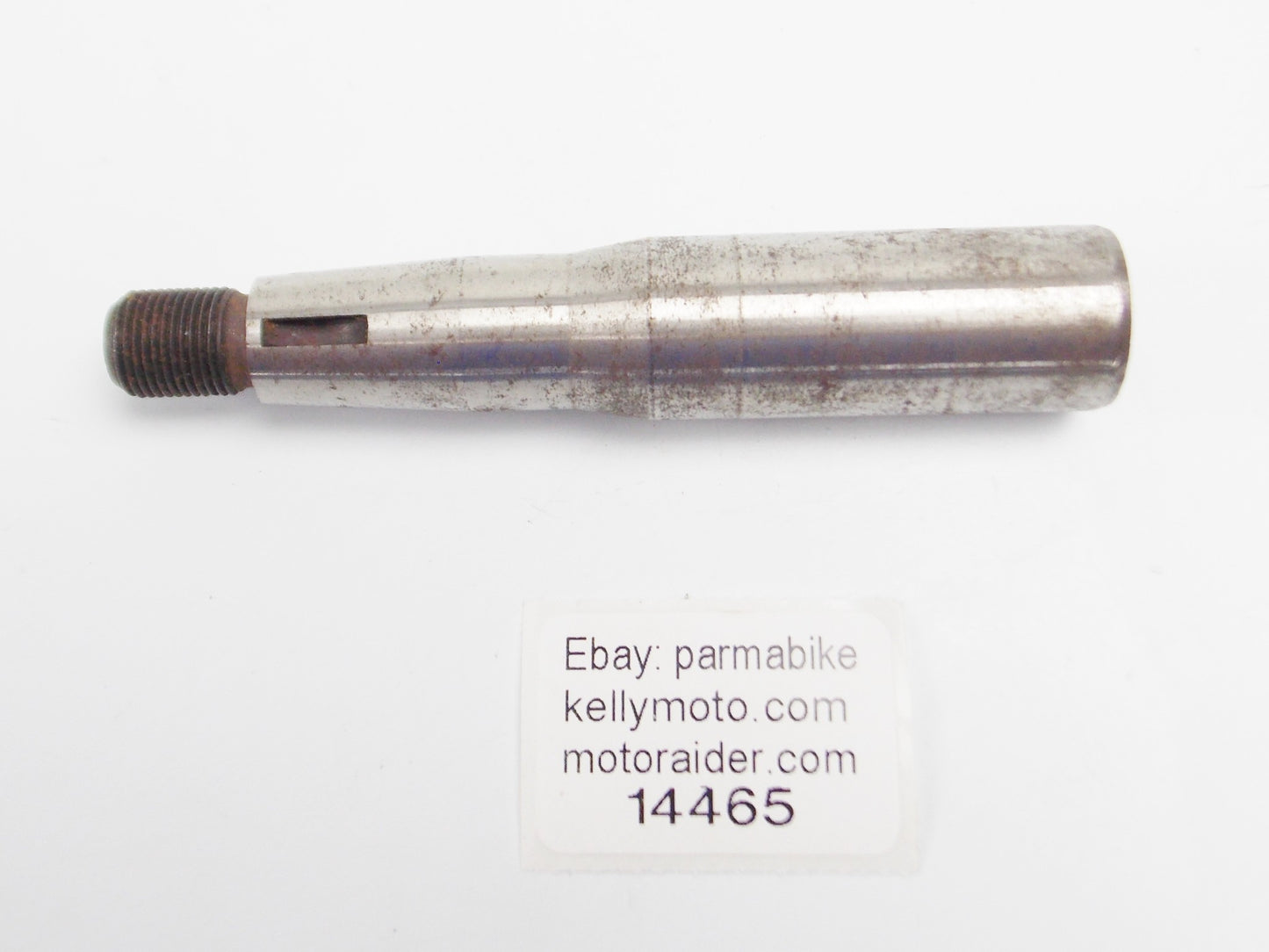 OEM LAVERDA CRANK SHAFT LENGTH 107mm DIAMETER 20 mm THREAD 12 mm - MotoRaider