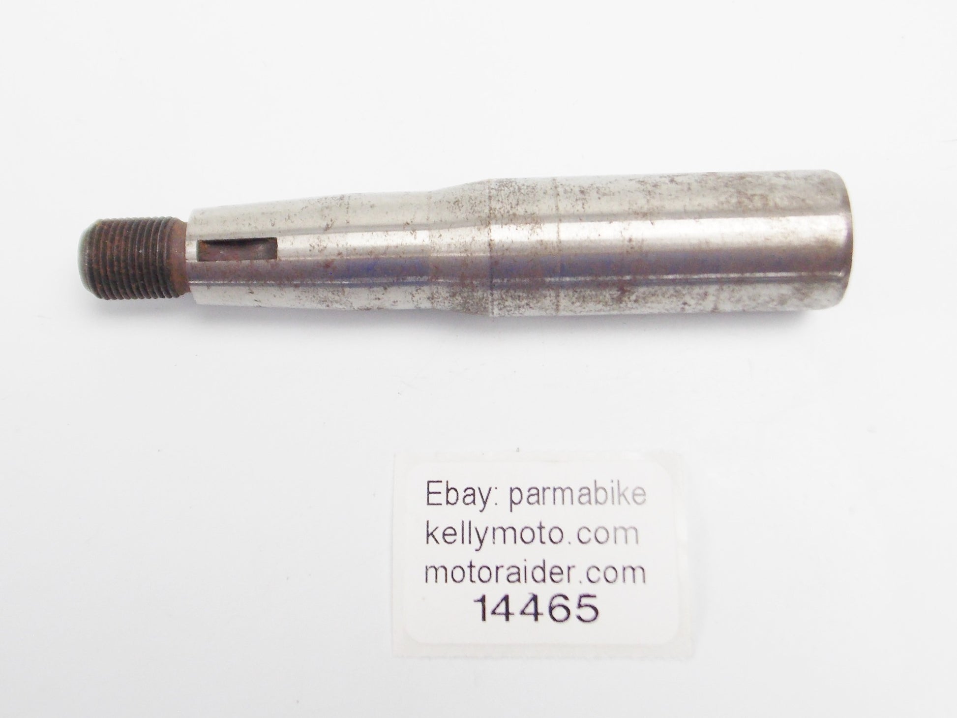 OEM LAVERDA CRANK SHAFT LENGTH 107mm DIAMETER 20 mm THREAD 12 mm - MotoRaider