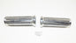 MOTORCYCLE CUSTOM CHOPPER METAL CHROMED RUBBER HANDLEBAR GRIP HOLES=22/24mm - MotoRaider