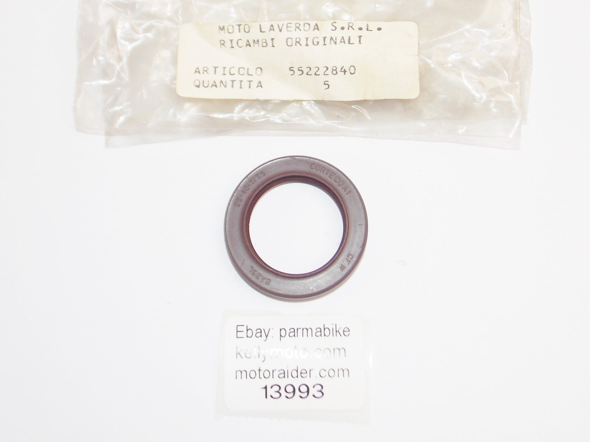 OEM LAVERDA 1984 LB 125 STRADA SPORT CUSTOM OIL SEAL 28 x 40 x 7/7.5 55222840 - MotoRaider