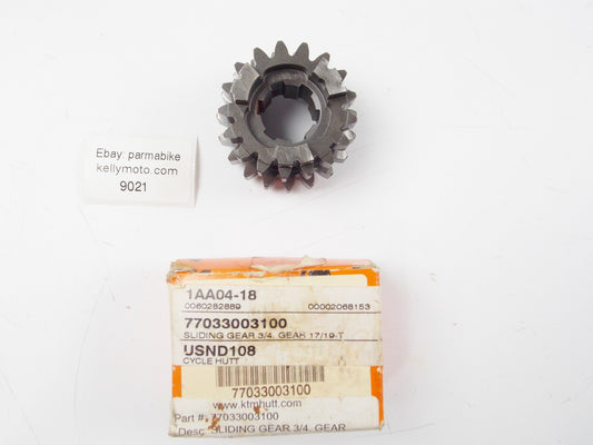 OEM 2007 KTM 250SX/XC SLID GEAR 3/4. GEAR 17/19-T 77033003100 | 770.33.003.100 - MotoRaider
