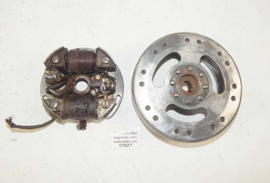 MAGNETI MARELLI MVA13A MOTORCYCLE POINT IGNITION FLYWHEEL STATOR OD=140mm VINTAG - MotoRaider