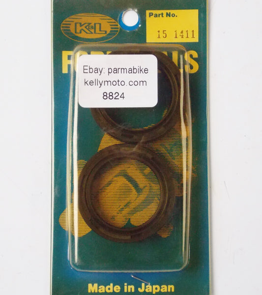 NOS K&L SUZUKI YAMAHA KAWASAKI 36X48X10.5 FRONT FORK OIL SEAL KIT 15-1411 - MotoRaider