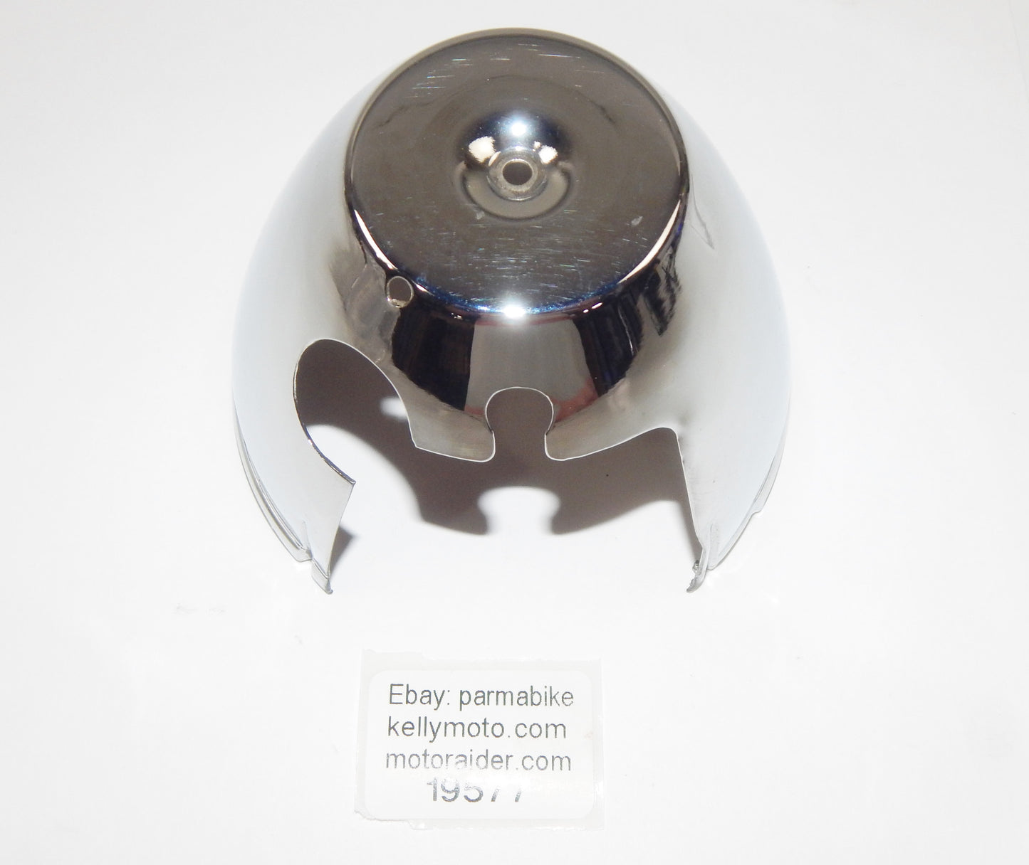 CHROME DASHBOARD SPEEDO TACHO METER COVER CASE SHELL D=100mm KAWASAKI VINTAGE - MotoRaider