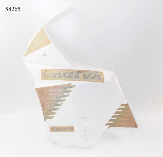 NOS OEM CAGIVA 1988-1989 TAMANACO 125 COCIS 50/75 FRONT LH HALF FAIRING 58265 - MotoRaider