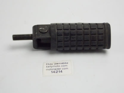 NOS OEM LAVERDA 1985 LB 125 CUSTOM PASSENGER RIGHT FOOTREST PEG STAND 61925697 - MotoRaider