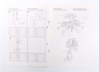 OEM YAMAHA 1989 FZR500 / FZR600 ASSEMBLY MANUAL ENGLISH, ITALIAN 3HE-28107-W0 - MotoRaider