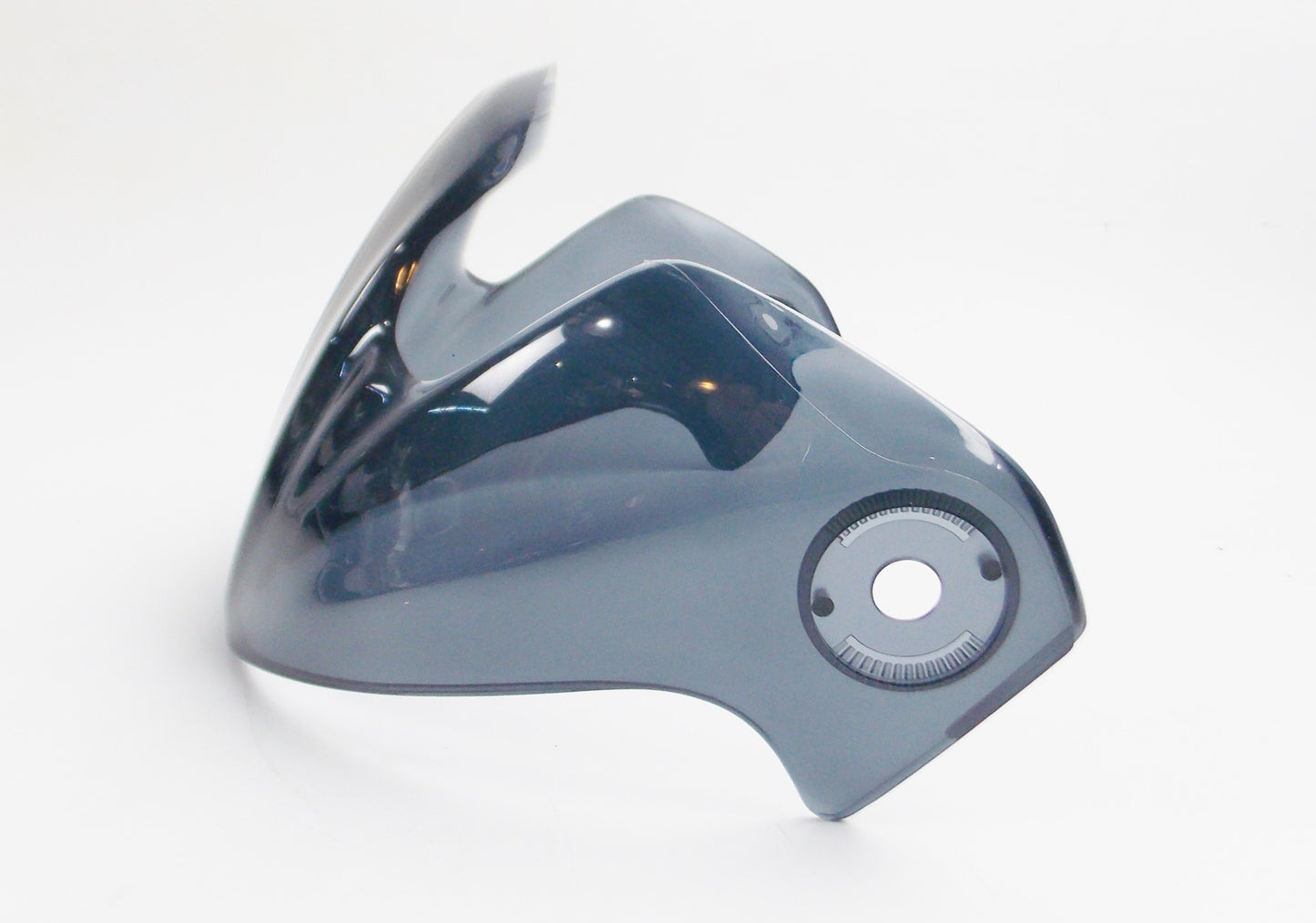 NOS KIWI K485 FRONTINO JET CITY HELMET VISOR  SMOKE PEAK BILL SCOOTER MOTORCYCLE - MotoRaider