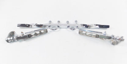1970's CHROME DOUBLE TWISTED HIGHWAY+FOOTREST BAR 5/8" LENGTH 17 3/4" CHOPPER - MotoRaider
