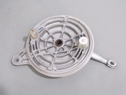 NOS OEM SUZUKI 1982 GS 450 REAR WHEEL HUB BRAKE PLATE W/ACTUATOR LEVER 200mm - MotoRaider