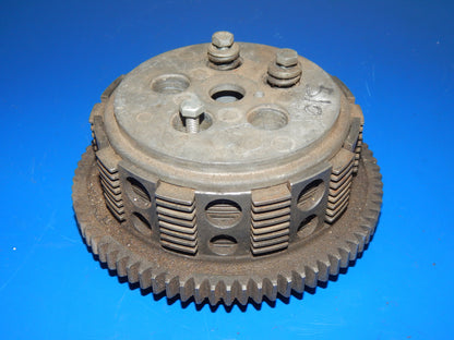 1987-88 HUSQVARNA 510 MOTOR ENGINE CLUTCH DISC PLATE  BASKET SPRING 16T GEAR 379 - MotoRaider