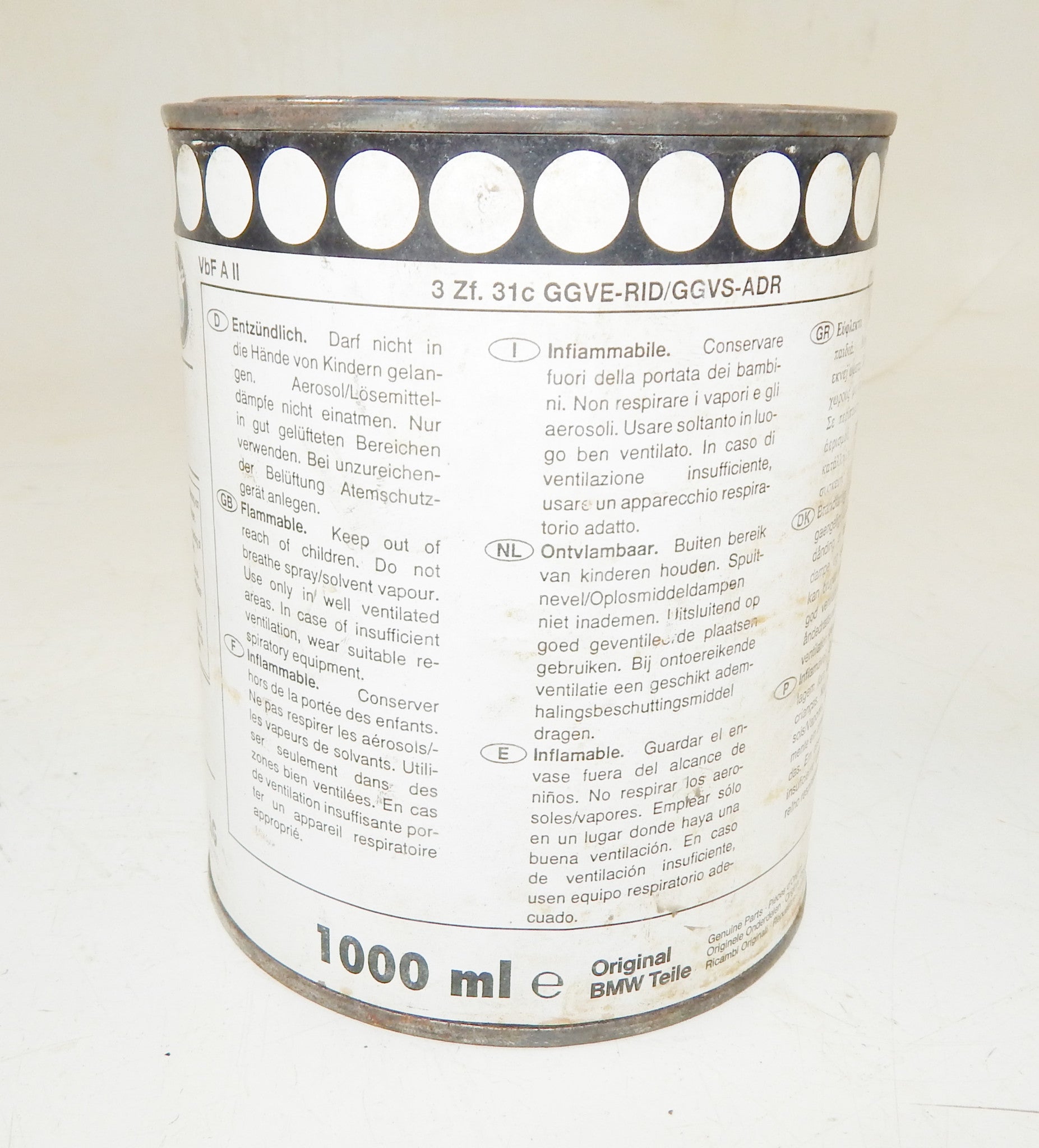 OEM BMW PAINT CAN 1000ml PEARL COLOR BASE COAT BMW 270 ROYAL BLUE (königsblau) - MotoRaider