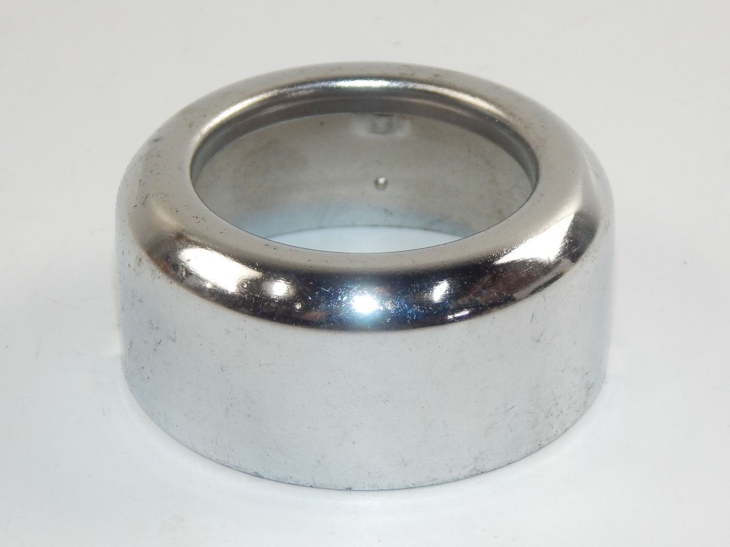 VINTAGE MOTORCYCLE REAR SHOCK CHROME COVER ID=59.80mm HOLE D=41.5mm OD=62mm BMW - MotoRaider