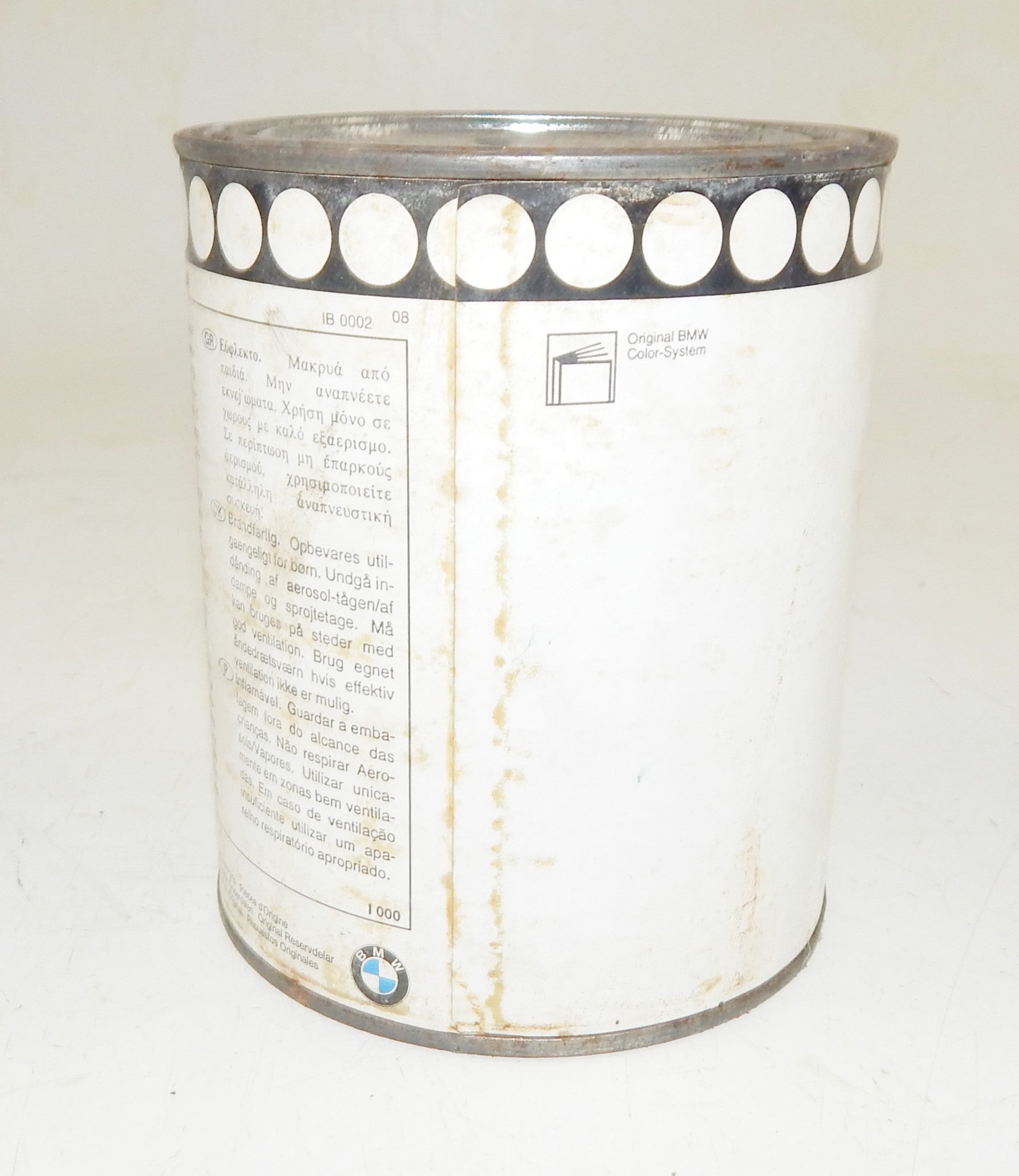 OEM BMW PAINT CAN 1000ml PEARL COLOR BASE COAT BMW 270 ROYAL BLUE (königsblau) - MotoRaider