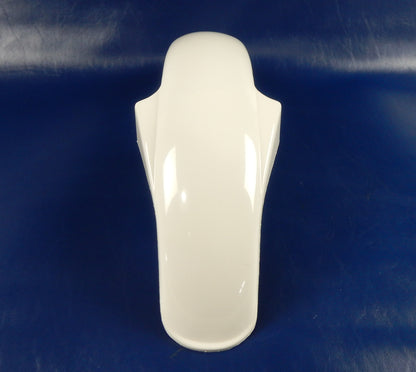 OEM LAVERDA 1990 LB-1 SPORT FRONT FENDER WHITE PLASTIC L=26" W=5" VINTAGE ITALY - MotoRaider