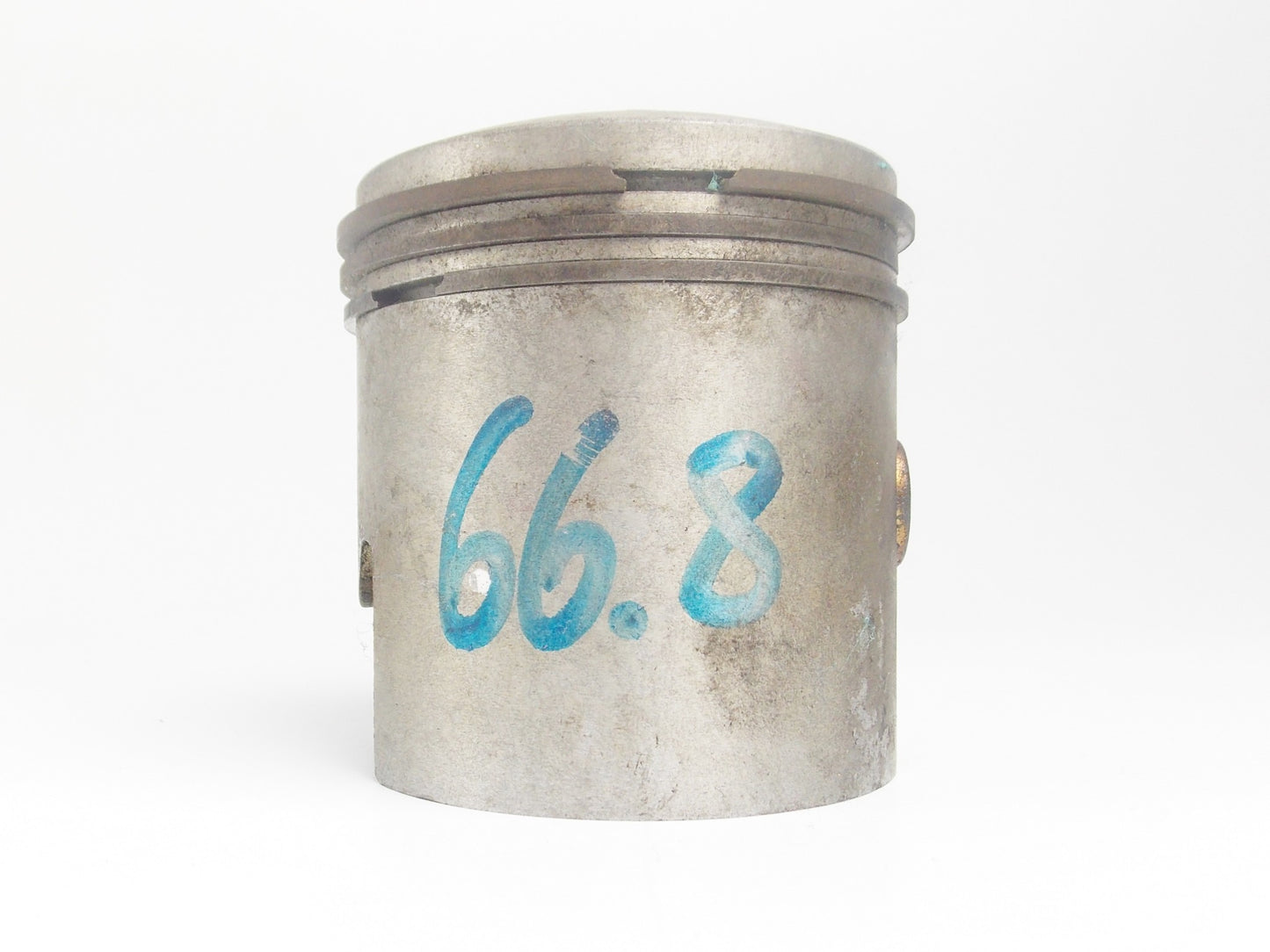 METEOR PISTON + PIN + RINGS DIAMETER 66.8 mm LAMBRETTA 175cc MOTOR SCOOTER ITALY - MotoRaider