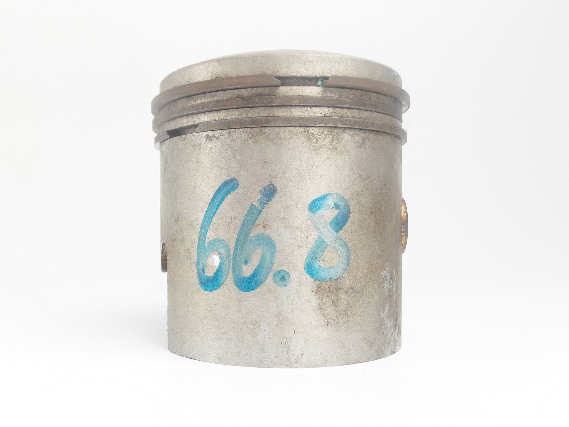 METEOR PISTON + PIN + RINGS DIAMETER 66.8 mm LAMBRETTA 175cc MOTOR SCOOTER ITALY - MotoRaider