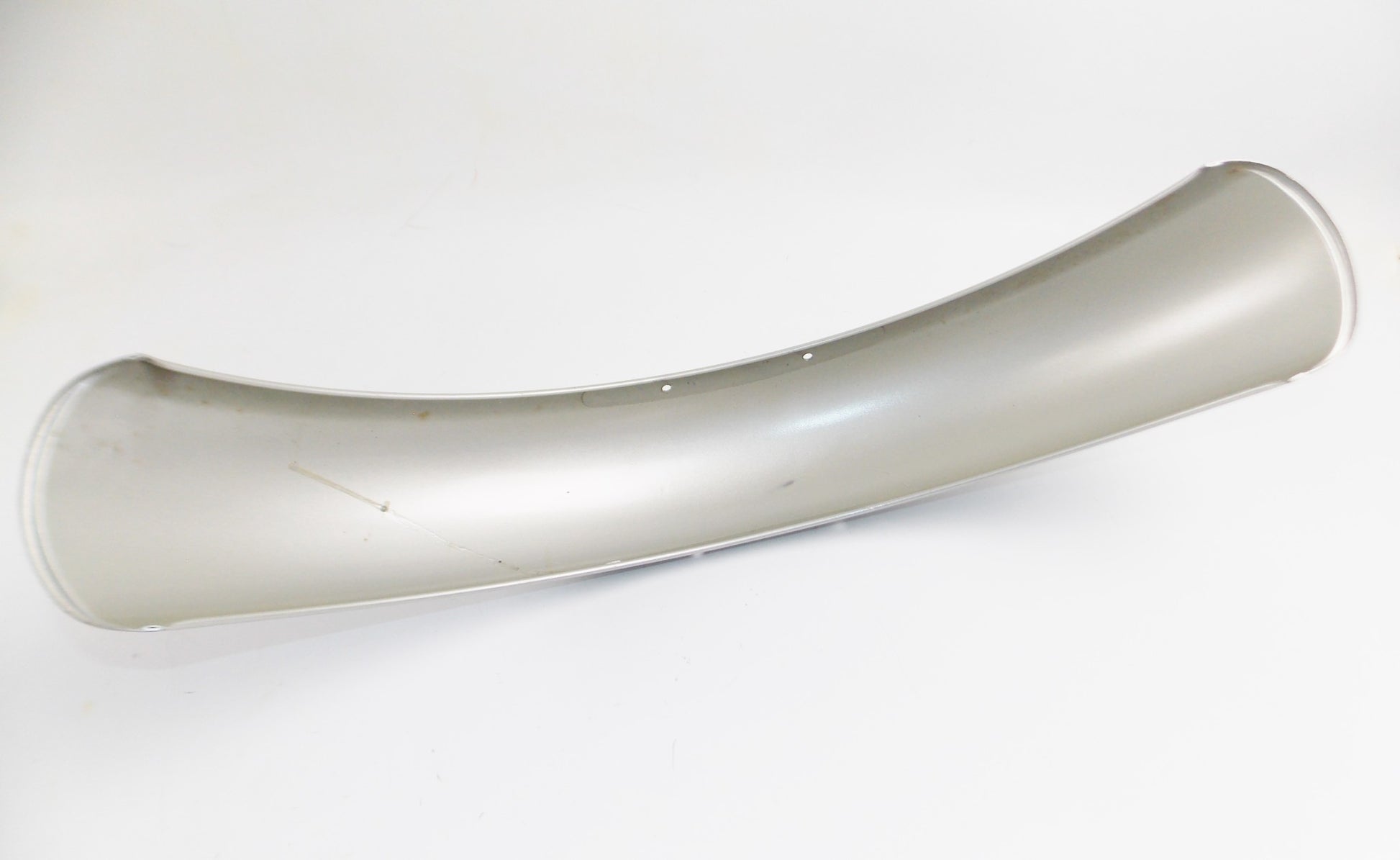 NOS OEM LAVERDA ZUNDAPP FRONT FENDER MUD GUARD SILVER GREY 61401079 - MotoRaider