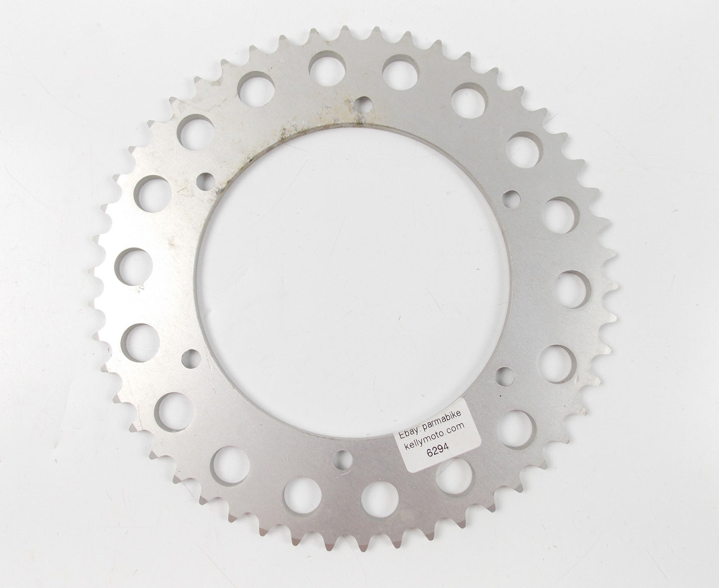NOS OEM CAGIVA HUSQVARNA DUCATI MORINI ALUMINUM REAR SPROCKET 50 TEETH - MotoRaider