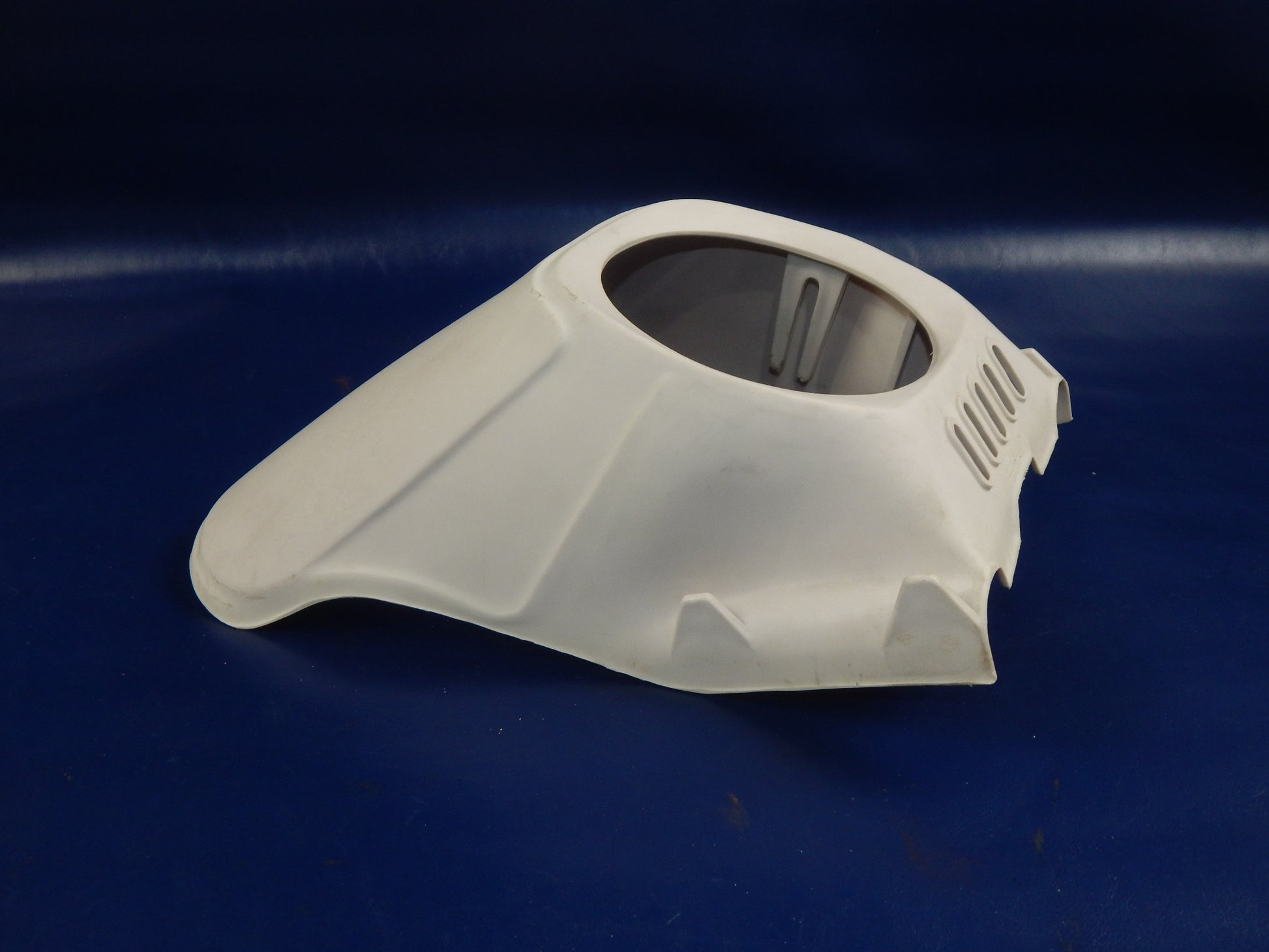 UNIVERSAL NONFANGO PK-533 HEADLIGHT COWLING NUMBER PLATE WHITE 8"x13" ENDURO - MotoRaider