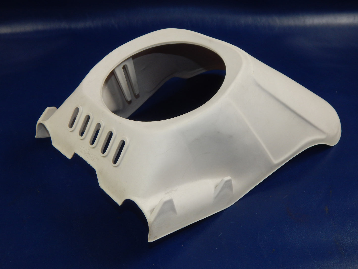 UNIVERSAL NONFANGO PK-533 HEADLIGHT COWLING NUMBER PLATE WHITE 8"x13" ENDURO - MotoRaider