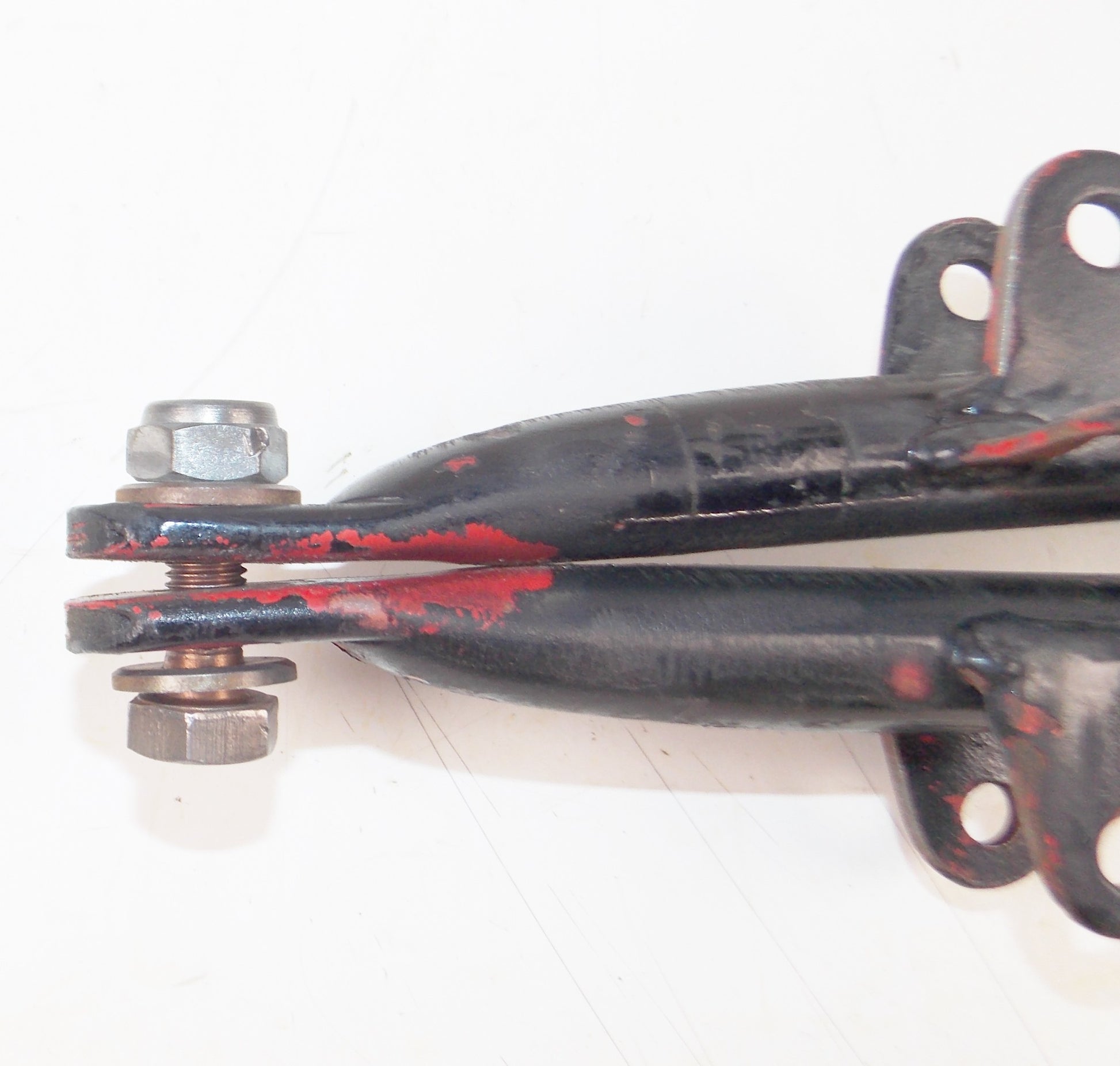 1972 MORINI CORSARO 125 MOTOR ENGINE FRAME CHASSIS FRONT MOUNT BRACKETS + BOLTS - MotoRaider