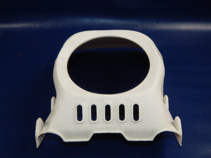 UNIVERSAL NONFANGO PK-533 HEADLIGHT COWLING NUMBER PLATE WHITE 8"x13" ENDURO - MotoRaider