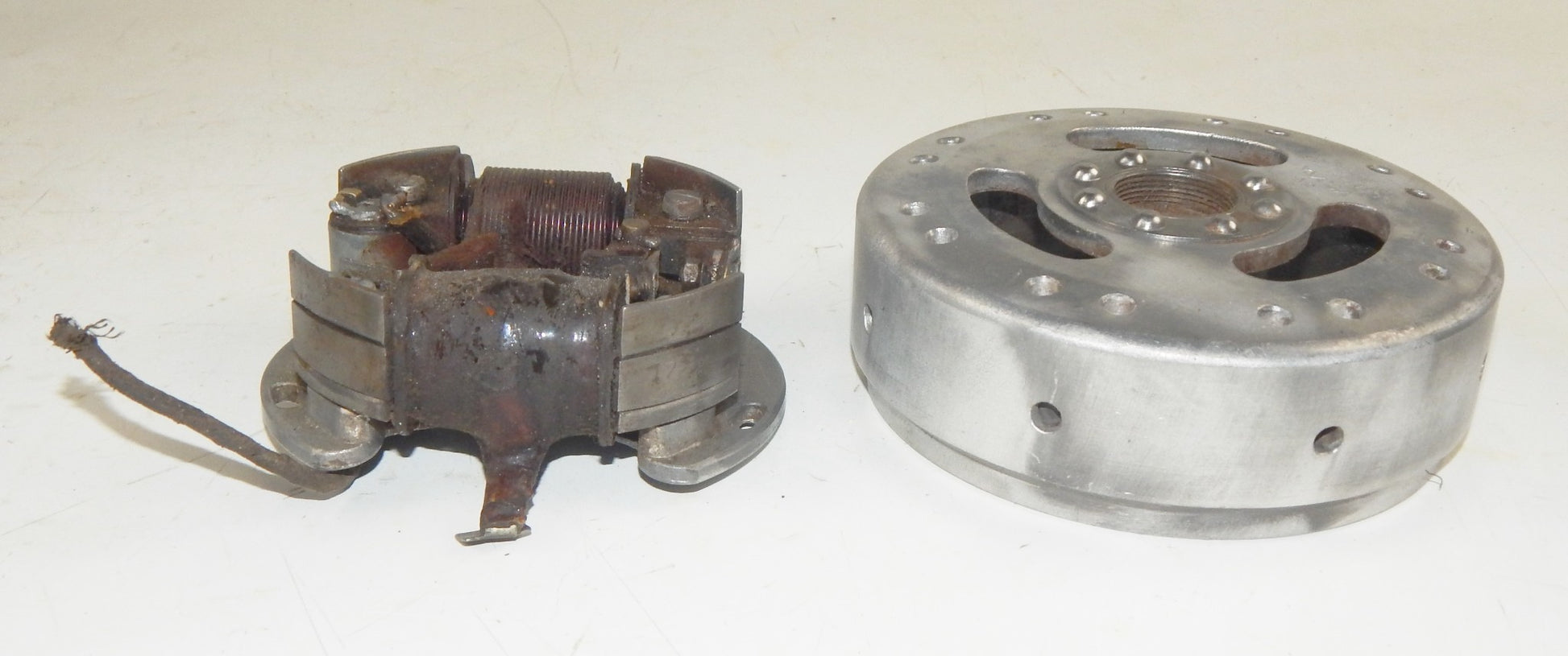 MAGNETI MARELLI MVA13A MOTORCYCLE POINT IGNITION FLYWHEEL STATOR OD=140mm VINTAG - MotoRaider