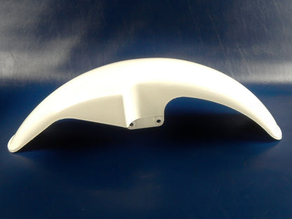 OEM LAVERDA 1990 LB-1 SPORT FRONT FENDER WHITE PLASTIC L=26" W=5" VINTAGE ITALY - MotoRaider