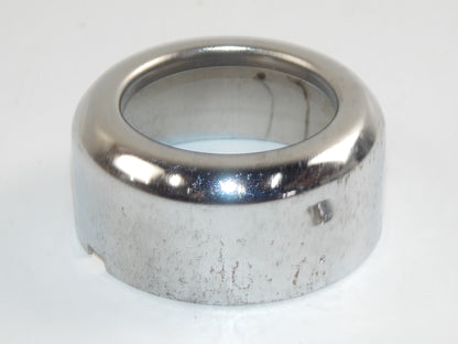 VINTAGE MOTORCYCLE REAR SHOCK CHROME COVER ID=59.80mm HOLE D=41.5mm OD=62mm BMW - MotoRaider